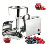 Pressa for pomodoro e salsa commerciale in acciaio inossidabile, | Passapomodoro elettrico 450 W, robot cucina for purea frutta preparare salsa pomodoro, mirtilli e marmellata di fragole.