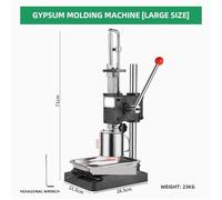 Pressa for stampi in gesso, pressa for stampaggio manuale/pneumatica compatta for e di gioielli, strumento for oreficeria for la realizzazione di stampi Alta efficienza(Manual large)