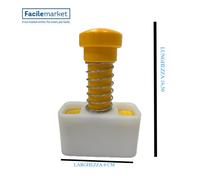 Pressa Hamburger in Polietilene a forma HotDog Dimensioni 6 x 16.5 cm