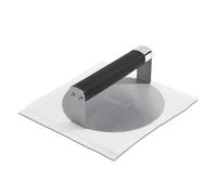 Weber pressa per Smashed Burger, Robusta e Stabile, Superficie Liscia, in Acciaio Inox con Impugnatura Antiscivolo - Argento (3400846)