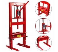 Pressa idraulica da 6 T 93,5x40x41 cm banco di lavoro regolabile su 4 livelli