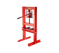 Pressa idraulica da officina 6 tonnellate con telaio a H e cavalletto rosso 13227 libbre piastre in acciaio for impieghi gravosi for garage o altro ancora Per uso fai da te