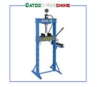 Pressa idraulica per officina FERVI P001/20 manuale con pistone mobile - 20 ton