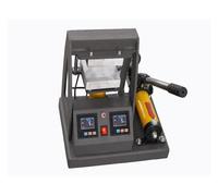 Pressa idraulica for colofonia da 10 tonnellate 14000 psi, piastre riscaldanti for colofonia da 5x5 pollici ,Controllo preciso