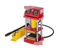 Pressa idraulica for colofonia da 15 tonnellate, AR1701 800W Doppio riscaldamento Piastre for pressa da 4,7x4,7 pollici Strumento professionale for l'estrazione della cera d'olio ,Controllo preciso(Ro