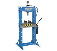 Pressa idraulica manuale 30 TON Fervi P001/30 2 velocità e pistone mobile