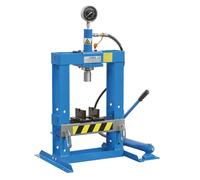 Pressa idraulica manuale 10 TON Fervi P001/10 tavola regolabile