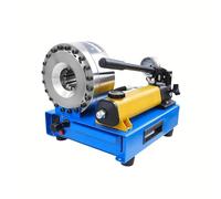 Pressa Idraulica Manuale, Pressa per Tubi Flessibili Portatile, Pressa Idraulica Portatile Da 0,24"-1", Utensile per Pressa Idraulica Ad Alta Pressione Con 8 Matrici per Officina E Meccanico