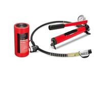 Pressa Idraulica, Martinetto di sollevamento idraulico del cilindro tipo lungo con pompa manuale idraulica(CP-180 with gauge)
