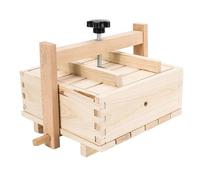 Pressa In Legno - Stampo Per Formaggio Per La Produzione Di Formaggio, Colino Per E Vassoio Di Scolapiatti Rimovibile | Macchina Per Formaggio Kit Di Fabbricazione Di Scolapiatti In Legno E Pre
