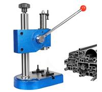 Pressa manuale da tavolo a mano, utensile pressa ad albero, pressa manuale di precisione da 0,5 T con molla per la stampa, piegatura, allungamento e formatura dell’albero