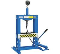 Pressa idraulica manuale 10 TON Fervi P001/10 tavola regolabile