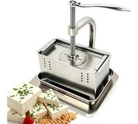 Pressa Manuale In Acciaio Inox Per Tofu E Formaggio, Pressa Vegetariana Per Tofu, Con Capacità Di 2 Litri, Meccanismo A Leva, Stampo Di Pressatura Quadrato, Ideale Per Ristoranti, Hotel E Mense.