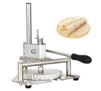 Pressa Manuale Per Base Di Torta, Pressa Per Pizza E Impasti In Acciaio Inossidabile Per Uso Domestico Con Stampo In Lega Di Alluminio E Piastra Estraibile, Strumento Per Uno Spessore Uniforme 200mm