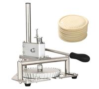 Pressa Manuale Per Base Di Torta, Pressa Per Pizza E Impasti In Acciaio Inossidabile Per Uso Domestico Con Stampo In Lega Di Alluminio E Piastra Estraibile, Strumento Per Uno Spessore Uniforme 160mm