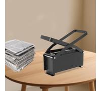 Pressa manuale per carta, in metallo, 25,6 x 8,2 x 12,6 cm