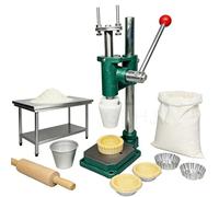 Pressa manuale per crostata di uova - Stampi e strumenti commerciali per | Pressa manuale per torte e uova per cuocere senza sforzo a casa o in un negozio di torte, con comodo stampo incluso