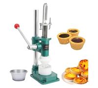 Pressa Manuale per crostate all'uovo e 16 stampi per gusci di crostata Perfetti, Ideali per Uso Domestico e Commerciale, Strumento di Cottura Durevole e Facile da Usare per deliziose crostate