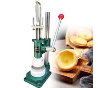 Pressa manuale per crostate all'uovo, stampo per crostate di crema pasticcera, strumento per cuocere conchiglie di torta con 1 stampo per modellare e formare facilmente, ideale per la cottura in casa