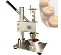 Pressa manuale per crostate, per cottura commerciale e domestica, stampo per crostate con base stabile, in acciaio inox per uso alimentare per gusci rapidi e coerenti