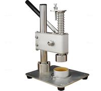 Pressa manuale per crostate, per cottura commerciale e domestica, stampo per crostate con base stabile, in acciaio inox per uso alimentare per gusci rapidi e coerenti