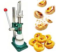 Pressa manuale per crostate per uova con base in ghisa, utensile per torte manuale per conchiglie di crema pasticcera, robusto strumento di cottura per cucina domestica e bar, design compatto per