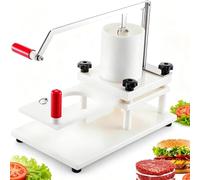 Pressa manuale per hamburger con tramoggia grande, morsetto da tavolo, funzionamento stabile, stampaggio rapido per hamburger, mense e uso domestico