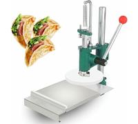 Pressa manuale per impasto, in acciaio inox, utensile da cucina per una perfetta crosta sottile