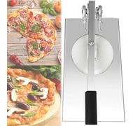Pressa Manuale per Impasto Pizza, pressa Professionale in Acciaio Inox con Piastra Antiaderente/Leva Exteon, Adatta per Uso Commerciale o Domestico, 16 cm.