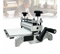 Pressa manuale per incisione, 17 x 30 cm, rulli 5 x 17 cm, pressione uniforme per stampe su rame, legno e carta, ideale per studio e uso domestico