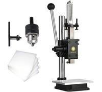 Pressa manuale per pergolato - Pressa idraulica manuale con mandrino e | Pressa manuale con punzonatrice regolabile e quadrante per goffratura versatile su pelle, plastica, legno e alluminio