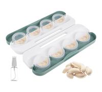 Pressa manuale per ravioli a 8 fessure con manico, macchina per ravioli su entrambi i lati con bottiglia spray, strumento in PP per alimenti per potstickers e wontons