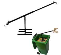 Pressa manuale per rifiuti, compattatore per bidoni della spazzatura, utensile manuale per il riciclo dei rifiuti, trituratore di rifiuti per cucina, giardino, ristorante, ufficio