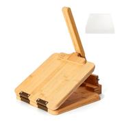 Pressa manuale per tortillas in legno con accessori Facile da usare Gnocchi Piastra di pressatura della pelle Forniture da cucina