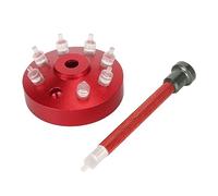 Pressa per Aghi per Lancette dell'orologio, Pressa per la Regolazione delle Lancette dell'orologio in Acciaio Inossidabile Leggero Rosso per Orologiaio