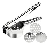 Pressa per aglio in acciaio inox Schiacciapatate Spaetzle Pressa
