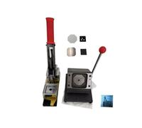 pressa per Badge DIY Kit macchina per la fabbricazione di magneti da frigorifero quadrati in acciaio con set di materiali da 100 pezzi Button Maker