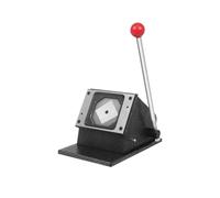 pressa per Badge DIY Macchina per la fabbricazione di distintivi magnetici in latta, macchina per bottoni quadrati in metallo 50 * 50, funzionamento manuale Button Maker(Describe 6)