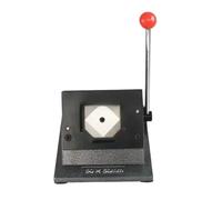 pressa per Badge DIY Macchina per la fabbricazione di distintivi magnetici in latta, macchina per bottoni quadrati in metallo 50 * 50, funzionamento manuale Button Maker(Describe 2)