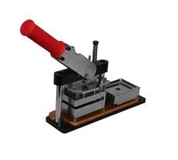 pressa per Badge DIY Pressa per placca da frigorifero rettangolare manuale e magnete da frigorifero 80x53mm 65x90mm Macchina Fare(53x80mm machine Set)