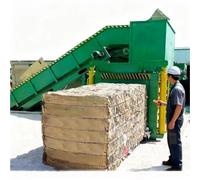 Pressa per balle idraulica ad alta produttività automatica compatta con espulsione rapida della balla Pressa idraulica versatile per cartone, film e rottami non ferrosi