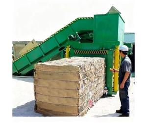 Pressa per balle idraulica ad alta produttività automatica compatta con espulsione rapida della balla Pressa idraulica versatile per cartone, film e rottami non ferrosi