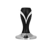 Pressa per caffè espresso con base piatta in metallo, 51 mm, 53 mm, 58 mm, adatta per cucina e portafiltri da 58 mm, progettata per un uso duraturo con una corretta durata (nero, 53 mm)