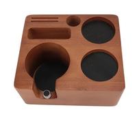 Pressa per caffè in legno di noce da 58 mm, supporto portafiltro multifunzionale regolabile con regolazione della pressione per macchine da caffè espresso, utensili da barista,