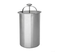 Pressa per carne in acciaio inox con termometro, resistente strumento a molla 304 per prosciutto e pollame fatti in casa, design compatto, si adatta a pentole standard per una facile cottura e pulizia
