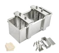 Pressa per carne in acciaio inox per modellare e cuocere facilmente la | Pressa per carne per modellare senza sforzo la carne, perfetto per cucine domestiche e commerciali