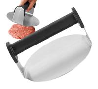 Pressa per carne per griglia, pressa per hamburger Smash,pressa per hamburger rotonda in acciaio inossidabile - pressa per carne di bistecca di hamburger multifunzionale, strumento per la stampa di
