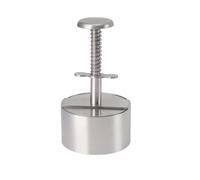 [Pressa per carne rivestita antiaderente] 5 misure disponibili: rimbalzo automatico, facile da pulire, stampo per hamburger in acciaio inox