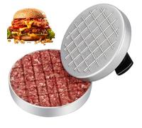 Pressa per carne - Strumento circolare per fusione, utensile per padella testurizzata | Piastra per pressatura dello stampo, manico facile da impugnare, con uso domestico per la routine di cottura di