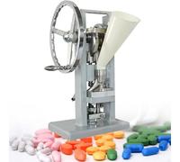 Pressa per compresse a manovella, pressa manuale per tablet per casa e laboratorio, macchina per stampaggio per compresse in polvere, 0-2000 pezzi/ora, dispositivo per utensili da cucina